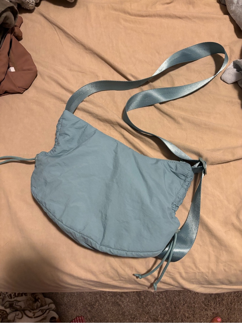 Old Navy Light Blue Crossbody Hobo Bag
